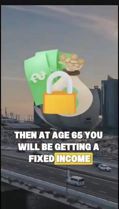 Frame from the CPF video ad
